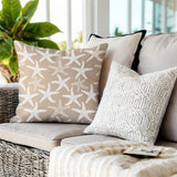 Fletcher Star Fish Square Indoor/Outdoor Throw Pillow