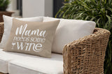 Fulham Mama Needs Lumbar Indoor/Outdoor Throw Pillow