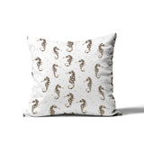 Hemmings Seahorse Square Indoor/Outdoor Throw Pillow