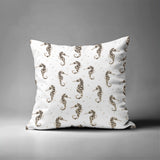 Hemmings Seahorse Square Indoor/Outdoor Throw Pillow