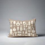 Hyatt Wine And Lumbar Indoor/Outdoor Throw Pillow