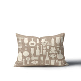 Hyatt Wine And Lumbar Indoor/Outdoor Throw Pillow