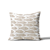 Kieran Fish Square Indoor/Outdoor Throw Pillow