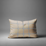 Knotty Geometric Reversible Indoor/Outdoor Rectangular Pillow