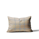 Knotty Geometric Reversible Indoor/Outdoor Rectangular Pillow