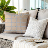 Knotty Nautical Knot Square Indoor/Outdoor Throw Pillow