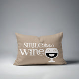 Marcelina Smile There's Lumbar Indoor/Outdoor Throw Pillow
