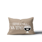 Marcelina Smile There's Lumbar Indoor/Outdoor Throw Pillow