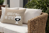 Marcelina Smile There's Lumbar Indoor/Outdoor Throw Pillow