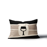 Molsley Wine Bottle Lumbar Indoor/Outdoor Throw Pillow