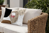 Parson Wine Glass Lumbar Indoor/Outdoor Throw Pillow