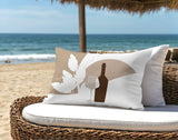 Potter Wine Glass Lumbar Indoor/Outdoor Throw Pillow