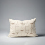 Purcill Wine Glass Lumbar Indoor/Outdoor Throw Pillow