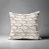 Queeston Fish Square Indoor/Outdoor Throw Pillow