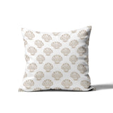 Sebastine Sea Shell Square Indoor/Outdoor Throw Pillow