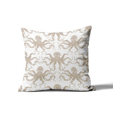 Shirley Octopus Square Indoor/Outdoor Throw Pillow