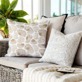 Shutterfield Sea Shell Square Indoor/Outdoor Throw Pillow