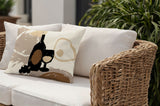 Tate Wine Bottle Lumbar Indoor/Outdoor Throw Pillow