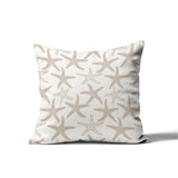 Theba Star Fish Square Indoor/Outdoor Throw Pillow