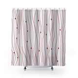 Beldon Shower Curtain in Red