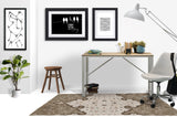 Belle low pile chair mat in Beige