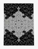 Belle low pile chair mat in Black