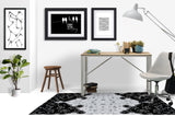 Belle low pile chair mat in Black