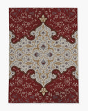 Belle low pile chair mat in Red
