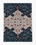 Belle low pile chair mat in Slate Grey