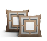Benzo Geometric Reversible Indoor/Outdoor Square Pillow