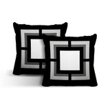 Benzo Geometric Reversible Indoor/Outdoor Square Pillow