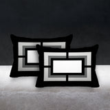Benzo Geometric Reversible Indoor/Outdoor Rectangular Pillow