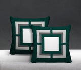 Benzo Geometric Reversible Indoor/Outdoor Square Pillow