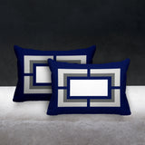 Benzo Geometric Reversible Indoor/Outdoor Rectangular Pillow