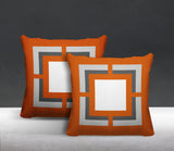 Benzo Geometric Reversible Indoor/Outdoor Square Pillow