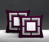 Benzo Geometric Reversible Indoor/Outdoor Square Pillow