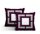 Benzo Geometric Reversible Indoor/Outdoor Square Pillow