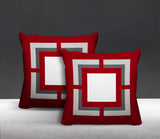 Benzo Geometric Reversible Indoor/Outdoor Square Pillow