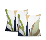 Bertha Floral Reversible Indoor/Outdoor Square Pillow