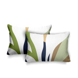 Bertha Floral Reversible Indoor/Outdoor Rectangular Pillow
