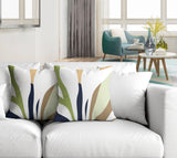 Bertha Floral Reversible Indoor/Outdoor Square Pillow