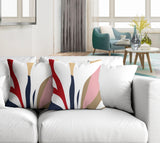 Bertha Floral Reversible Indoor/Outdoor Square Pillow