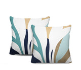 Bertha Floral Reversible Indoor/Outdoor Square Pillow