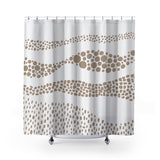 Bia Shower Curtain in Beige