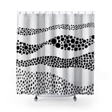 Bia Shower Curtain in Black