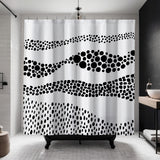 Bia Shower Curtain in Black - view 2