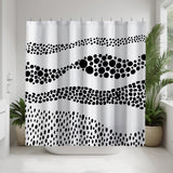 Bia Shower Curtain in Black - view 3