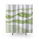 Bia Shower Curtain in Chartreuse