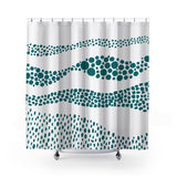 Bia Shower Curtain in Emerald