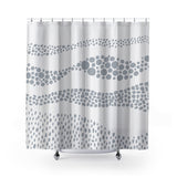Bia Shower Curtain in Gray